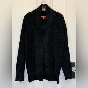 Joe Fresh Oversized Cowl Neck Cozy Black Sweater - Size M